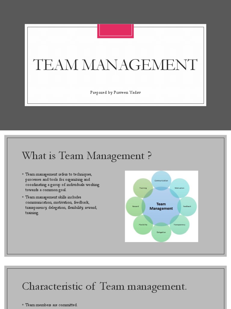 Team Management (Autosaved) | PDF | Negotiation | Behavioural Sciences