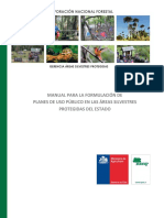 Manual para La Formulación de Planes de Uso Publico - CONAF