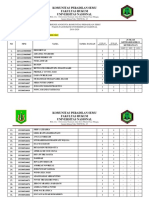 Absensi Anggota (Kerajinan)