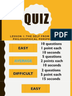 Understanding The Self Quiz Bee