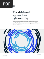 The Risk Based Approach To Cybersecurity