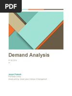 Demand Analysis