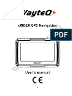 WayteQ GPS Navigation User's Manual