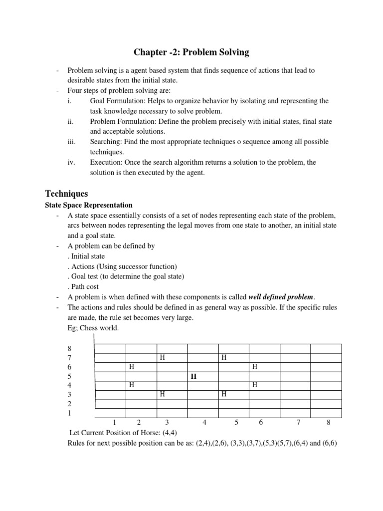 Chapter - 2: Problem Solving: Techniques | PDF | Areas Of Computer ...