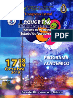 Programa Academico Congreso 2019