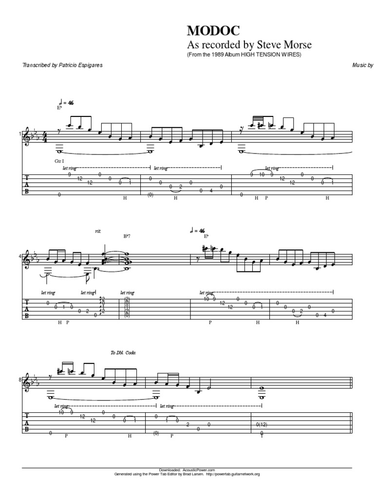 Steve Morse - Modoc | PDF
