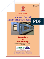 Procedure for PU Painting of ICF Coaches
