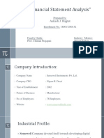 "Financial Statement Analysis": Aakash J. Rajput