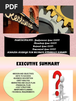 Restaurant Business Plan