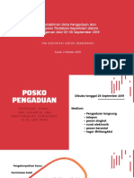 Pemutakhiran Data Pengaduan 23-30 Sept 2019