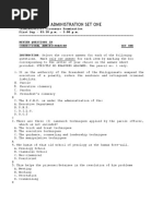 Correctional Administration Set One: CRIMINOLOGISTS Licensure Examination First Day - 03:30 P.M. - 5:00 P.M