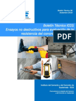 Boletn Tcnico ICCG - 06 Ensayos No Destructuvos para Evaluacin de La Resistencia Del Concreto PDF