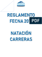 Reglamento Natación Carreras 2019