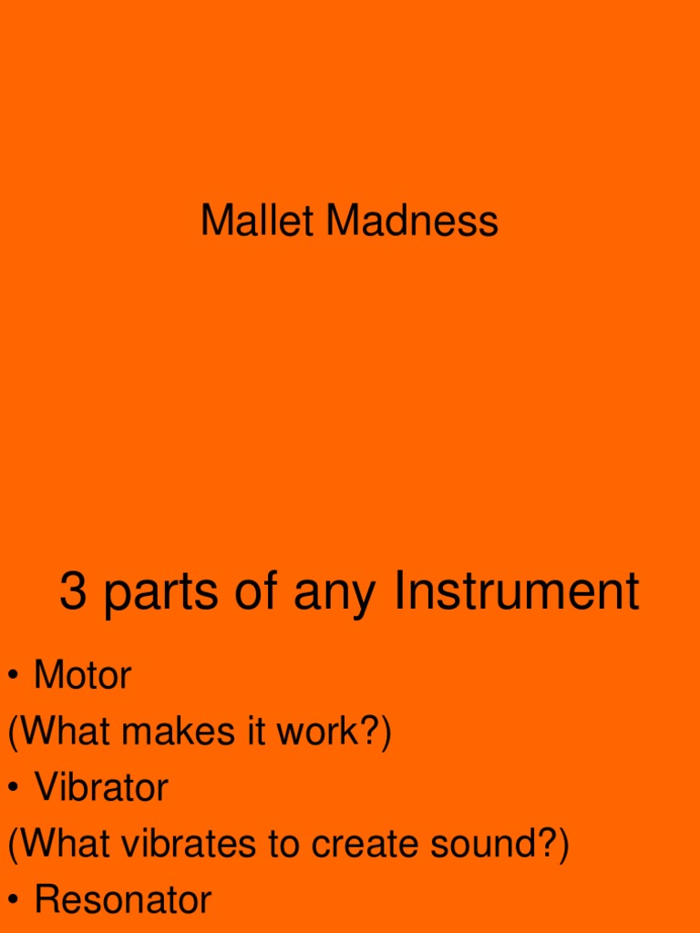 Mallet Madness Presentation PDF