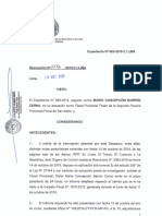 Caso 683-2019, Procedimiento Disciplinario MARIO BARRON CERNA