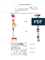 Prueba Unidades de Medida 4° Básico