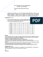 Ejercicios Resueltos de Econometría