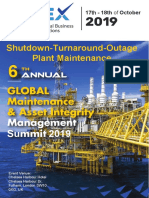 6th Annual Global Shutdown-Turnaround-Outage Plant Maintenance and Asset Integrity London 2019