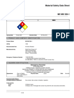 Material Safety Data Sheet: Hmis Nfpa