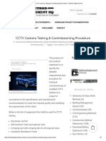 CCTV Testing &commission