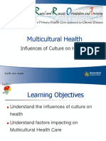 Multicultural Health: Influences of Culture On Health