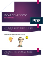 Ideas de Negocio