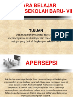 Cara Belajar Di Sekolah Baru