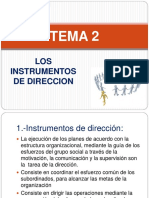 137127245 Tema 2 Los Instrumentos de Direccion