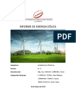 Informe de Energia Eólica