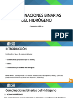 Clase 1Combinaciones Binarias Del Hidraogeno - Conceptos Baasicos