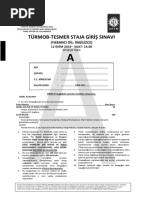 Sgs 2019 3 Lisans A Grubu Ingilizce