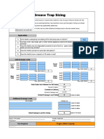 Grease Trap Sizing