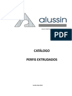 Catálogo de perfis extrudados Alussin