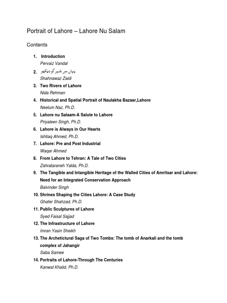 THAAP Lahore Journal-2012 PDF | PDF | British Raj | Lahore
