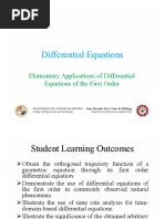 Differential Equations - Elementary Applications of ODE PDF