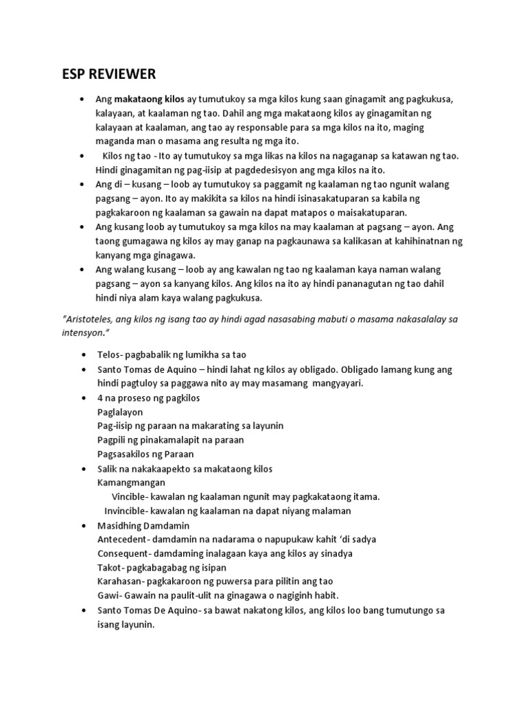Esp Reviewer | PDF