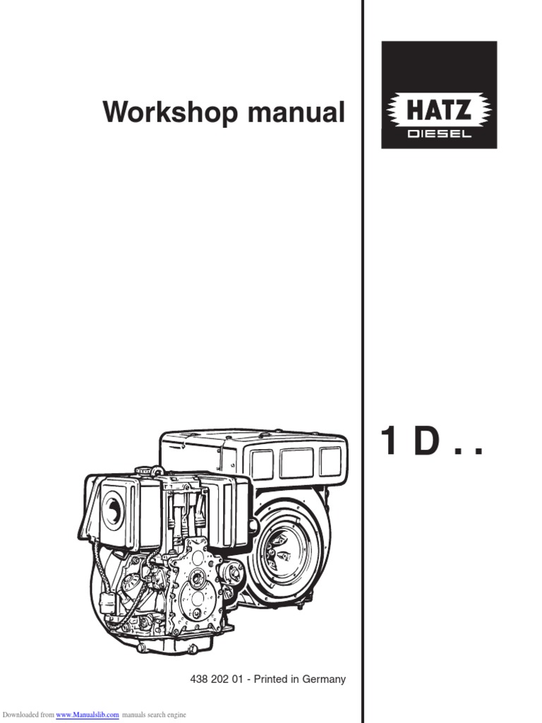 Hatz Diesel 1d Workshop Manual Diesel Engine Fuel Injection