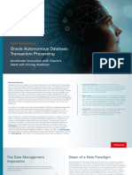 Oracle Autonomous Database Transaction Processing