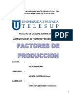  Monografia Factores de Produccion (Recuperado Automáticamente)