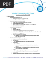 Homogenizer Commisioning Checklist 2014