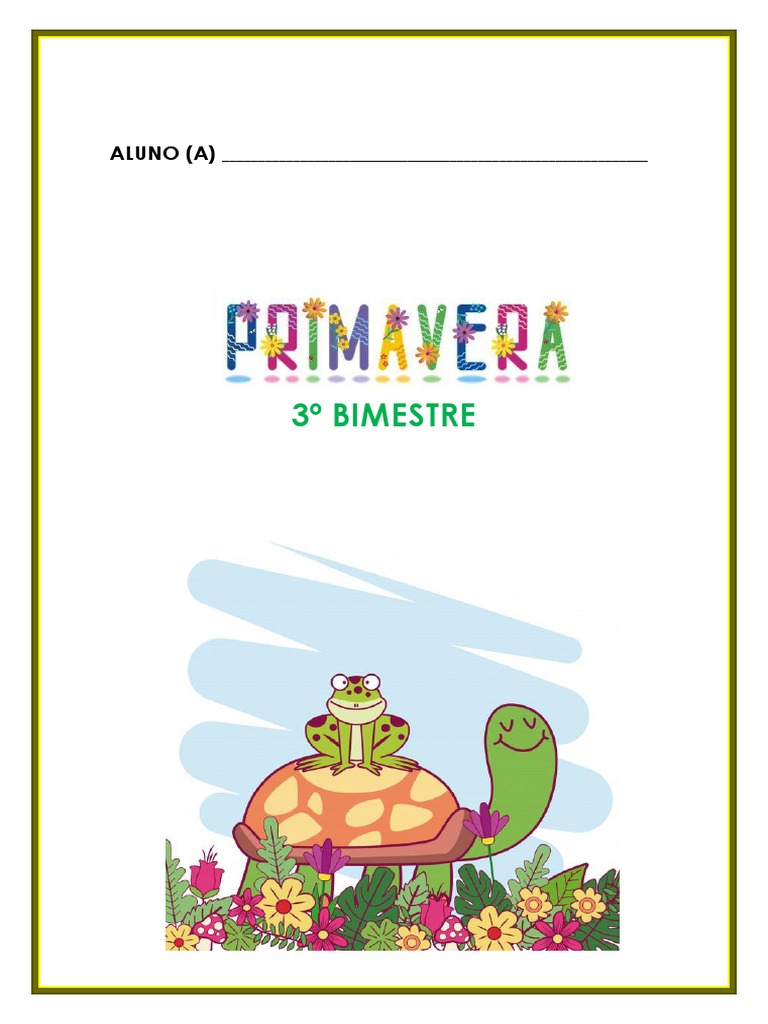 Capa de Avaliações 3º Bimestre | PDF