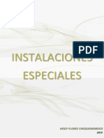 Intalaciones ESPECIALES