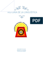 Historia de La Linguística 