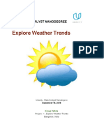 Explore Weather Trends: Data Analyst Nanodegree