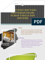 Keracunan Obat Yang Digunakan Dalam Rumah Tangga Dan Industri