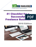 41 Checklist For A Successful Freelance Business