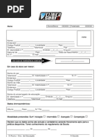 Ficha de inscrição