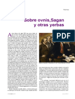 Sobre Ovnis Sagan y Otras Yerbas