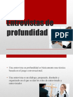  Entrevistas de Profundidad