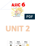 Basic 6 - Unit 2